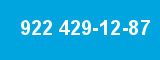 922 429-12-87